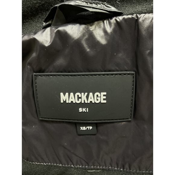 Mackage 'Elita' Silver Stand-Neck Down Coat Size XS - Picture 4 of 5